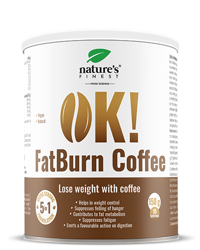OK!FatBurn Kaffee , Carb Fatburner , L-Tyrosin L-Carnitin , Beschleunigt Die Fettverbrennung , Klinische Studien Belegen Gewichtsverlust , 150g