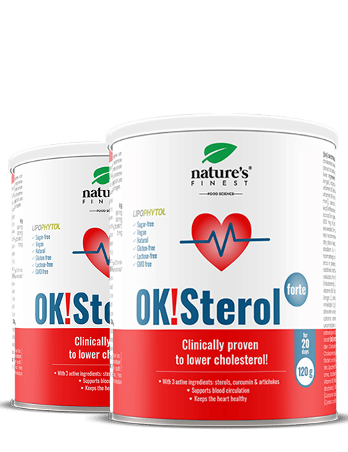OK Sterol Forte: Natürliche Unterstützung Des Cholesterinspiegels Mit Artischocke Und Kurkuma , 240g Packung