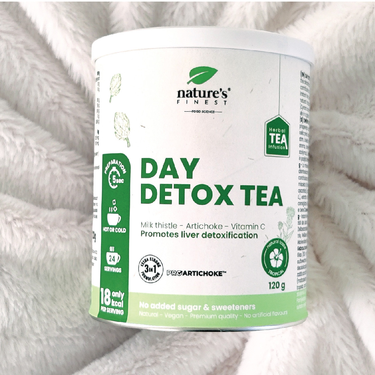 Day Detox Tea , Energiekick Reinigungstee , Tee Für Immunität , Stressabbau-Tee , Bio , Vegan , Mariendisteltee , Unterstützung Der Immunität , 120g