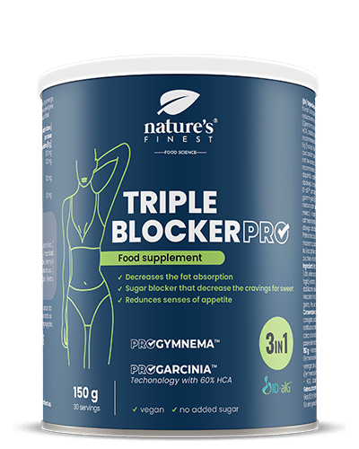 Triple Blocker Pro: Reduzieren Sie Kohlenhydrat-, Zucker-, Fettaufnahme Mit Garcinia, 150g