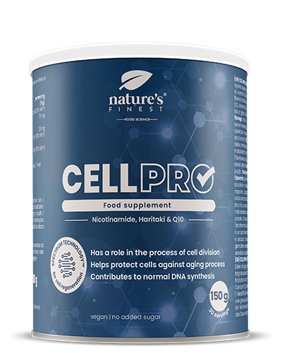 Cell Pro: Gesundes Altern Getränk Mit Nicotinamid, Zink, Haritaki - 150g