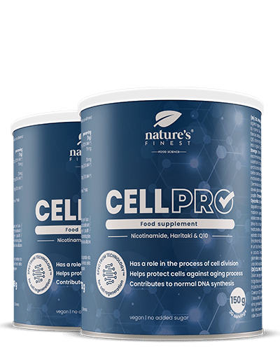 Cell Pro: Natürliche Unterstützung Für Gesundes Altern Mit Nicotinamid, Zinkgluconat Und Haritaki , 300g Packung