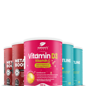 2x Waistline Pro + 2x Metabolism Booster Extreme + Vitamin D3 + Vitamin C Paket